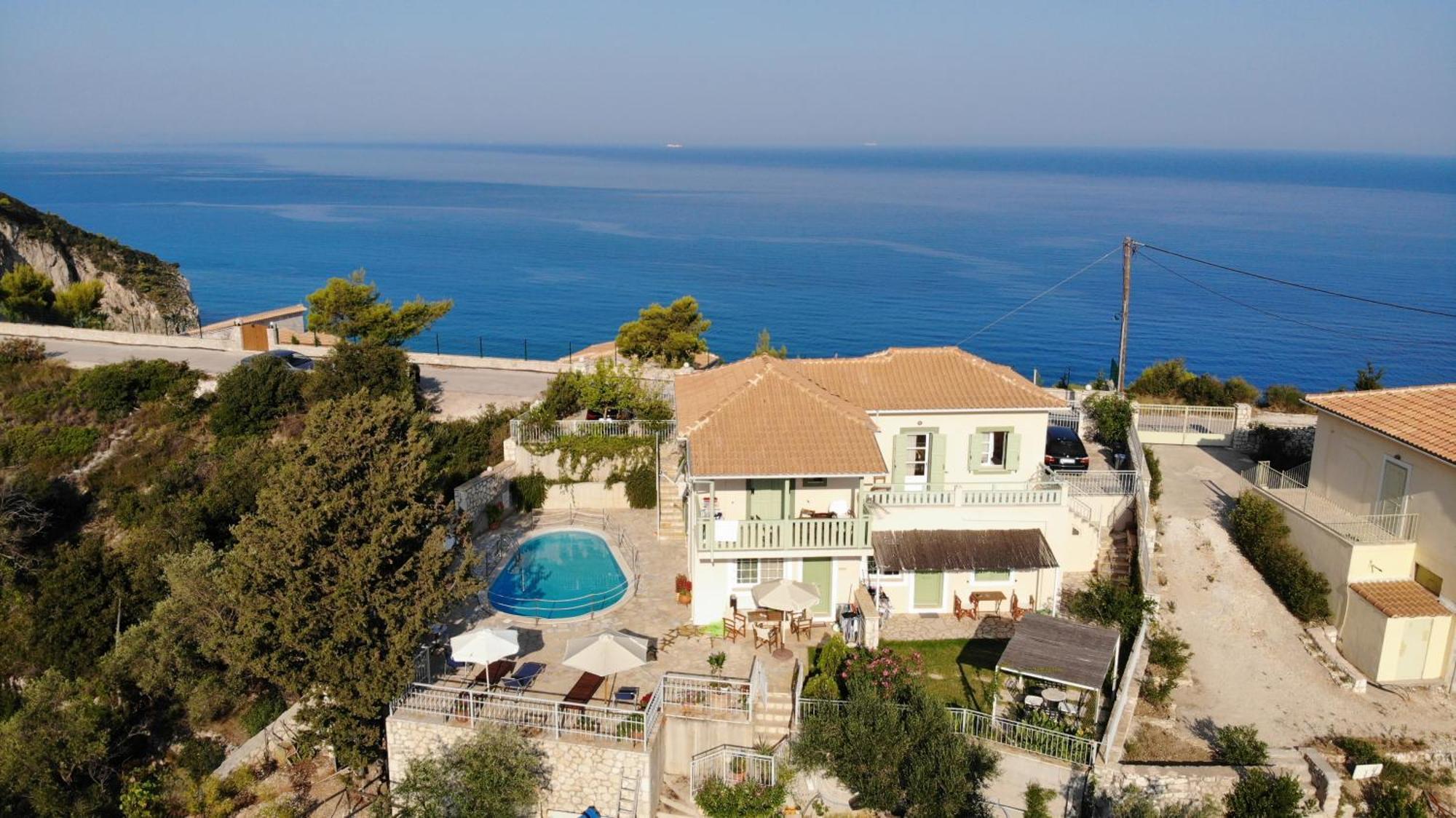 Vila Deep Blue-Apartment Selana Sea View Áyios Nikítas Eksteriør bilde